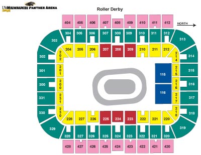 Roller Derby Seating Chart